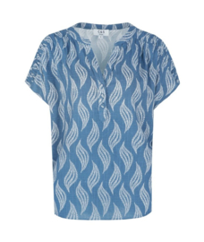 C&S The Label SALEREK top Silla denim mid blue 25ZQH18