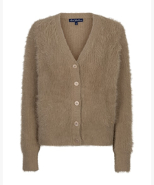 RED BUTTON. cardigan Fuzzy latte SRB5115