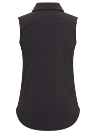 MI PIACE travelblouse mouwloos black MP202299