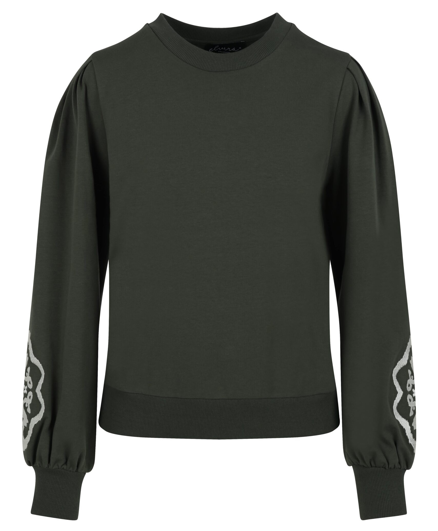 Elvira sweater Merel dark green E4 25-023