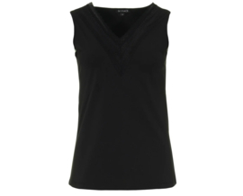 MI PIACE  top black met kant MP202254