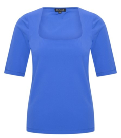 MI PIACE SALE t-shirt square neck cobalt MP202609