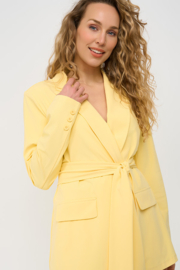 MI PIACE blazer Belted lemon yellow MP202823