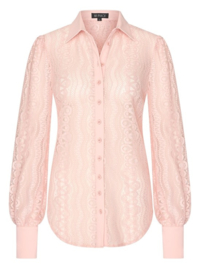 MI PIACE travelstof blouse kant peachskin MP202352