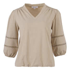 ENJOY blouson v-hals uni zand 183427
