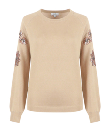 C&S The Label Anouk knit pullover light camel 25NJC04