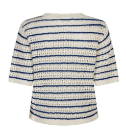 RED BUTTON top Jolene stripe jeans blue SRB4950