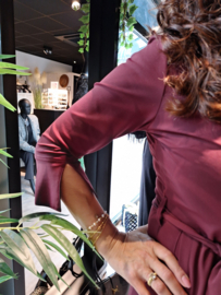 MI PIACE jurk burgundy MP202757
