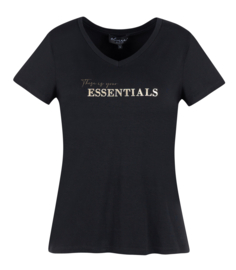 Elvira t-shirt essential black E2 25-057
