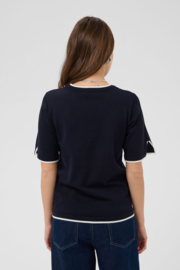 SAINT TROPEZ pullover nightsky ice contrast - blue 30514647