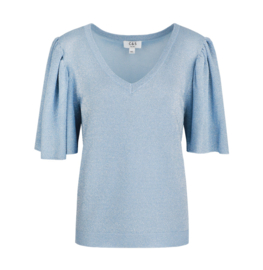 C&S The Label SALEREK top Livorno ice blue 25ZFJC01