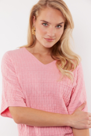 C&S The Label SALEREK Flore sweater Peony pink 25VAC04