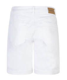 RED BUTTON relax short jog colour white & scarf SRB4930