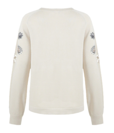 C&S The Label Anouk knit pullover wool white 25NJC04