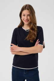SAINT TROPEZ pullover nightsky ice contrast - blue 30514647
