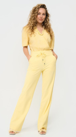 MI PIACE travelbroek lemon yellow rechte pijp MP202136