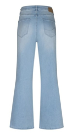 RED BUTTON Brielle flare denim light blue LENGTH33 SRB4846