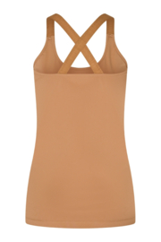 MI PIACE  top cross band mocca MP202531
