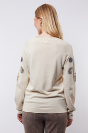 C&S The Label Anouk knit pullover wool white 25NJC04