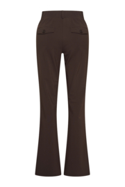 MI PIACE bonded trousers flair 384 espresso MP202633