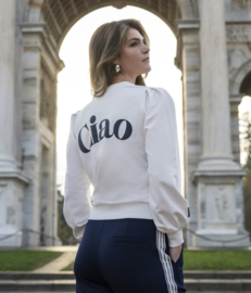 Elvira t-shirt Ciao offwhite - navy E1 26-001