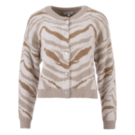 ENJOY vest drukknopen zand 424972