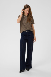 SAINT TROPEZ regular t-shirt chocolate brown - brown 30513828