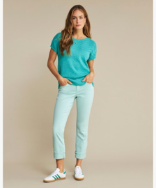 RED BUTTON Kate coloured denim mint SRB4456