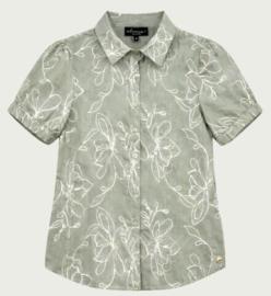 Elvira blouse Nadia sage E2 26-030