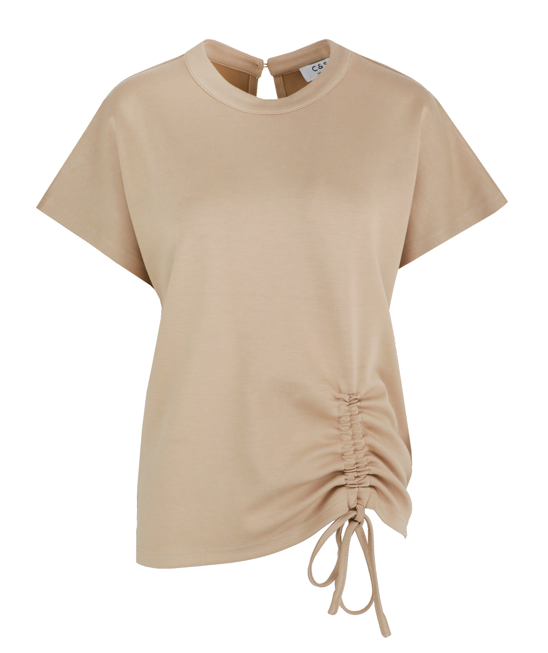 C&S The Label Tess top light camel 25NQH01