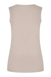 MI PIACE  top taupe met kant MP202254