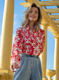 Elvira blouse Amy candy red E1 25-035