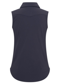MI PIACE travelblouse mouwloos dark blue MP202299