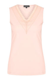 MI PIACE  top peachskin met kant MP202254