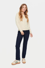 SAINT TROPEZ neck cardigan ice