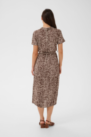 SAINT TROPEZ dress brown birch squiggles 30514168