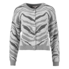 ENJOY vest drukknopen zilvergrijs 424972