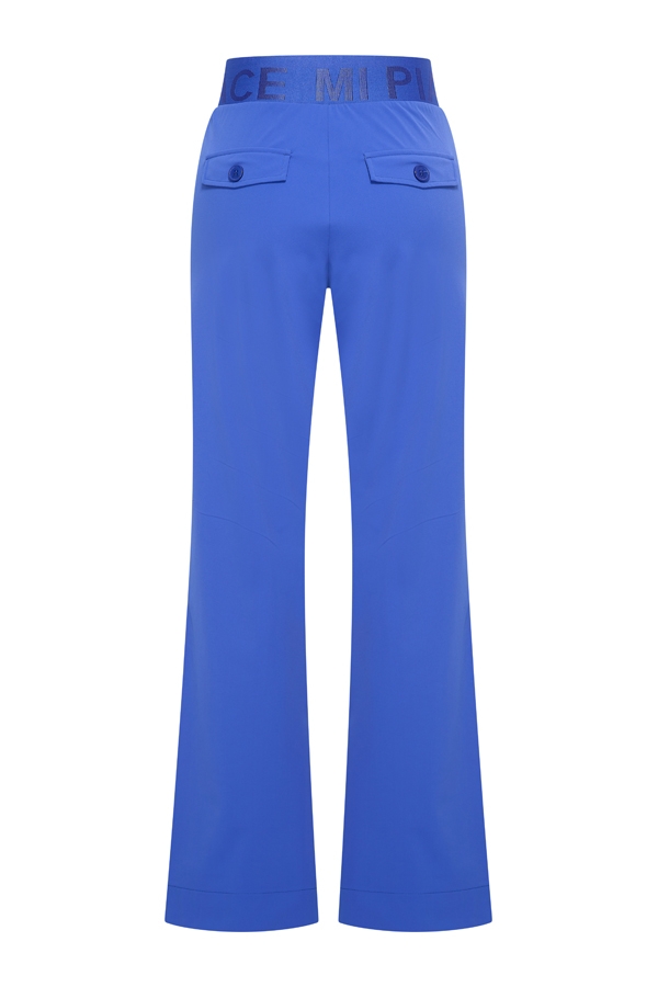 MI PIACE trouser straight binding kobalt - off-white MP202617