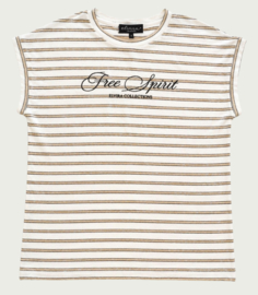 Elvira top Luna striped creme E3 26-009