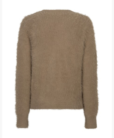 RED BUTTON. cardigan Fuzzy latte SRB5115