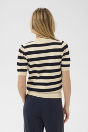 SAINT TROPEZ pullover nightsky birch block stripe - blue 30513931