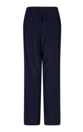 RED BUTTON Claudette Palazzo pinstripe high dark blue SRB4805