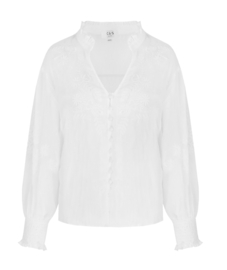 C&S The Label Nancay blouse offwhite 25ZXC10