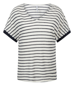 ZOSO top white - navy 252Nova