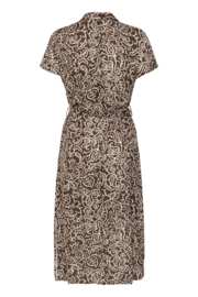 SAINT TROPEZ dress brown birch squiggles 30514168