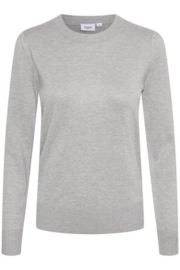 SAINT TROPEZ pullover pearl grey mel