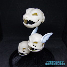 Anime figures #007 #008 #009 skulls in bell jar