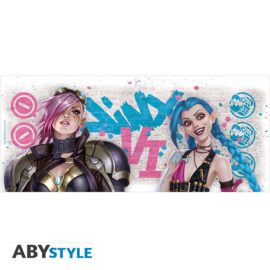 League of Legends Mug Vi vs Jinx Arcane Official