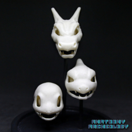 Anime figures #004 #005 #006 skulls in bell jar