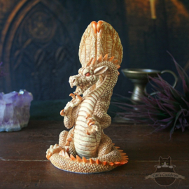 Dragon statue vase figure